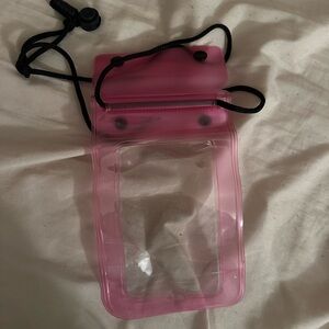 Waterproof Pink Phone Pouch